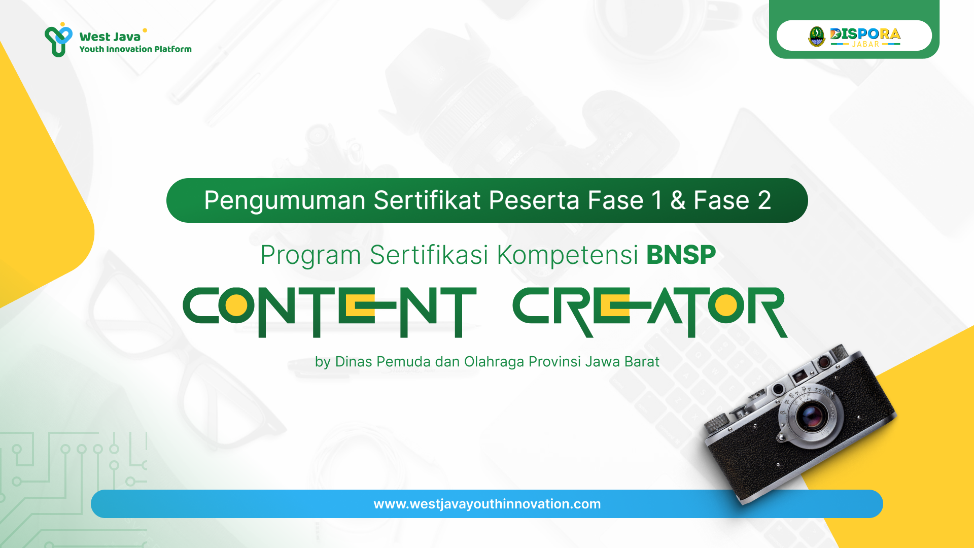 Pengumuman: Link Sertifikat Peserta BNSP Content Creator 2025